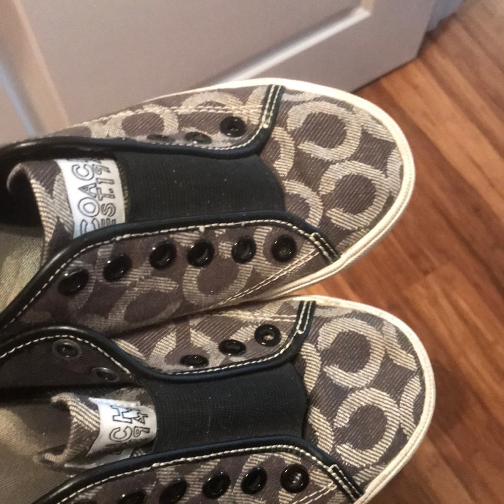 Coach slip on sneakers